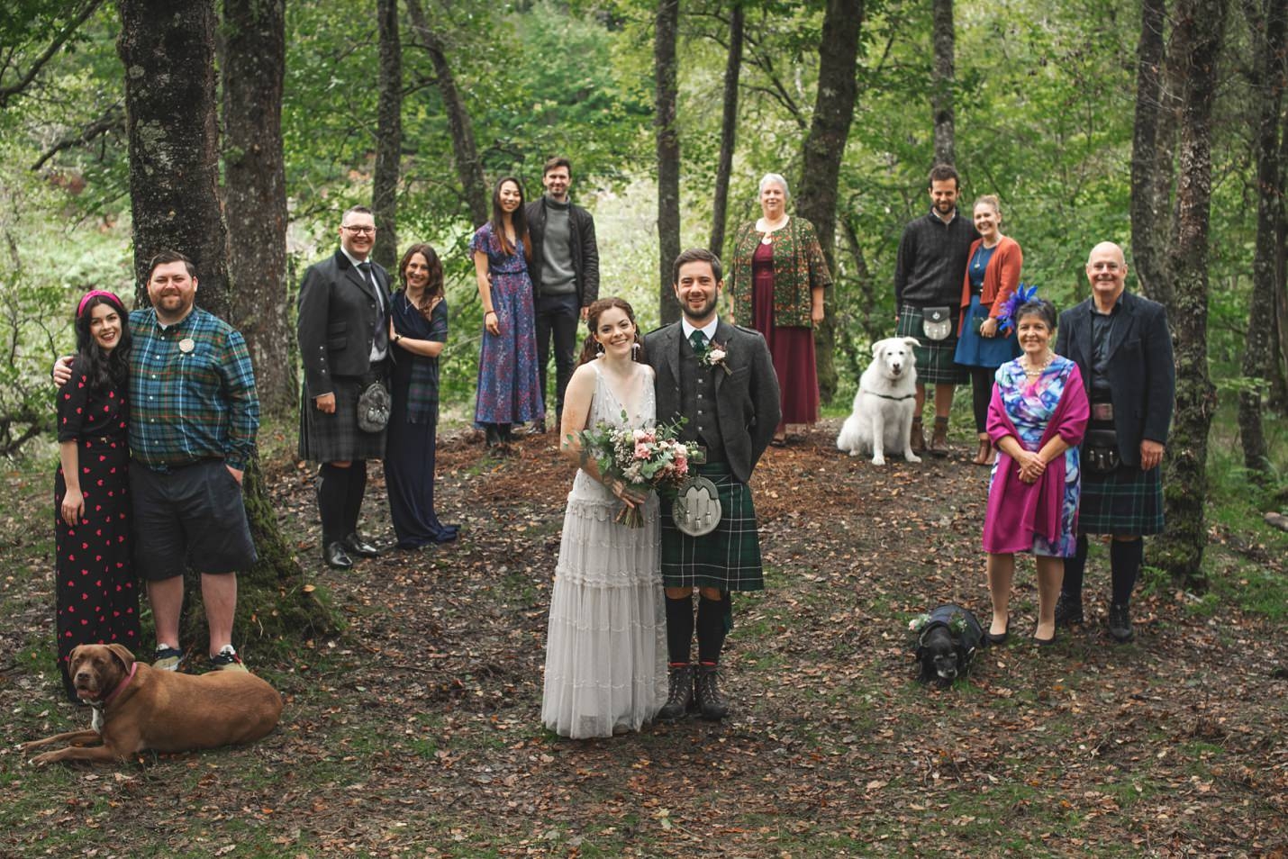 A Wee Wedding in the Woods at Loch Ard We Fell In Love Scotland s Wedding Blog