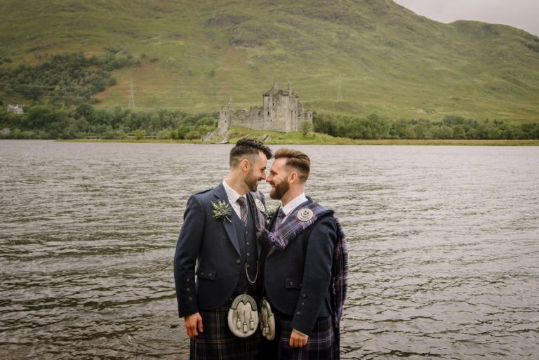 An Outdoor Micro Wedding At Kilchurn Castle, Loch Awe