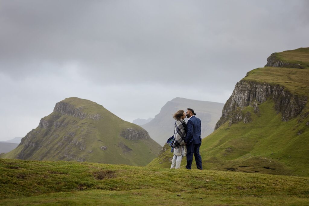 Isle of Skye outdoor wedding ceremony