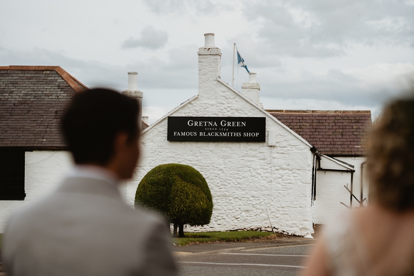 gretna green blacksmiths shop external wedding elopement