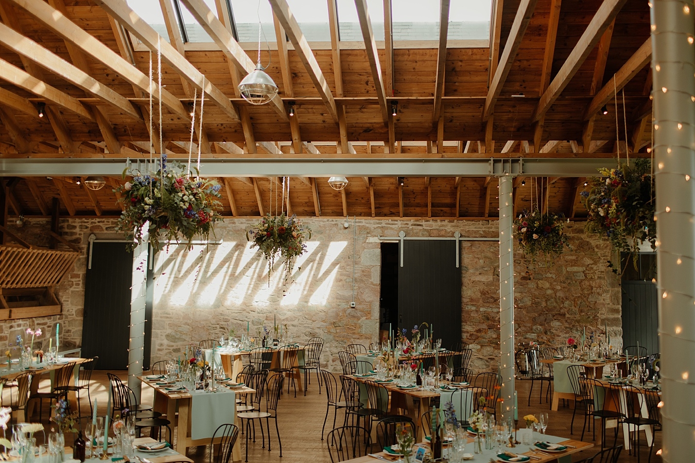 guardswell farm interior cattle court colourful bothy blooms floristry gloam styling